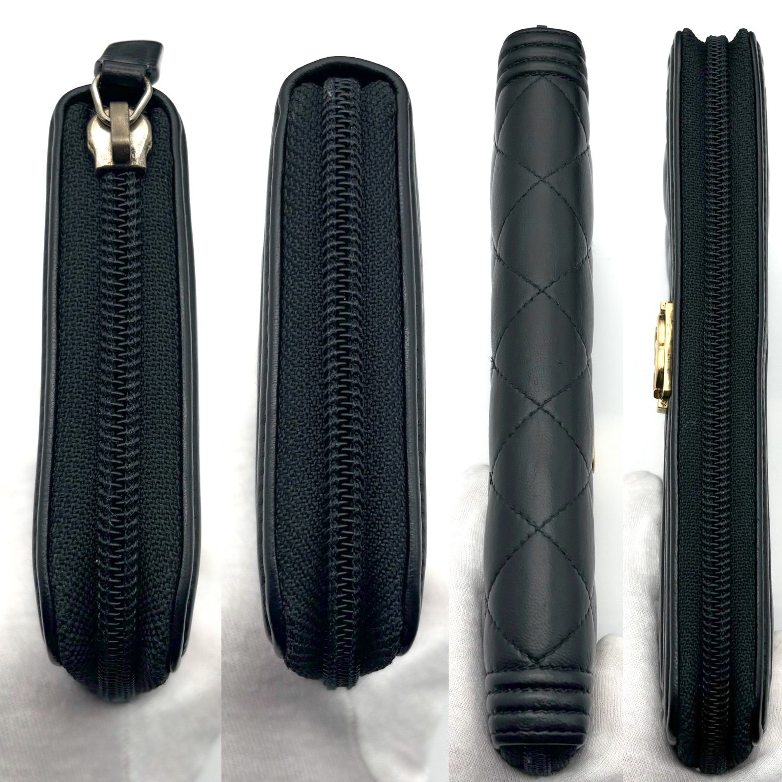 【美品✨新型】シャネル 長財布 ボーイシャネル ラウンドジップ ファスナー BR 美品✨新型】シャネル 長財布 ボーイシャネル ラウンドジップ - メルカリ
