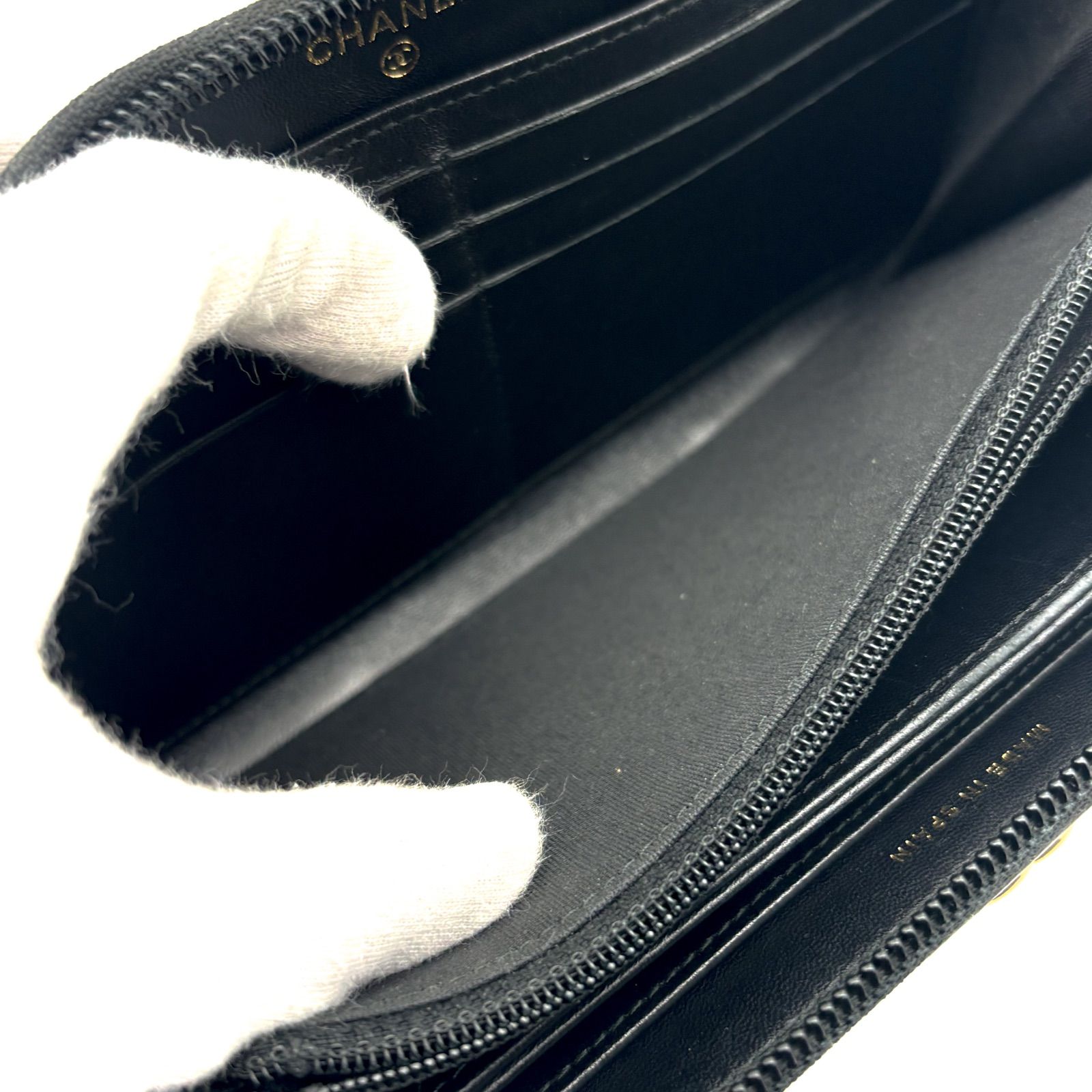 【美品✨新型】シャネル 長財布 ボーイシャネル ラウンドジップ ファスナー BR 美品✨新型】シャネル 長財布 ボーイシャネル ラウンドジップ - メルカリ