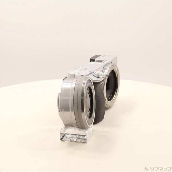 中古品〕 α6400 ILCE-6400L パワーズームレンズキット シルバー【269