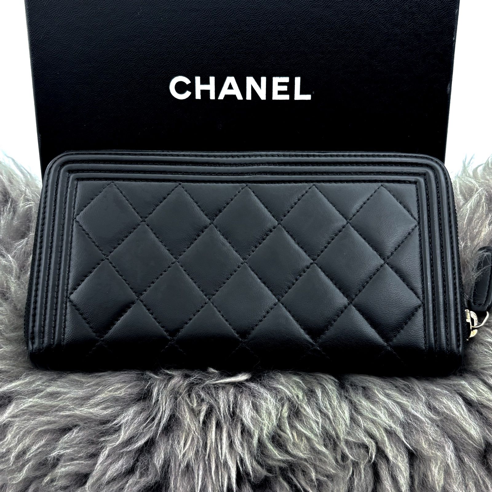 【美品✨】シャネル 長財布 ボーイシャネル ラウンドファスナー ジップ 駅南やまご質店オンラインショップ / シャネル ボーイシャネル ロング