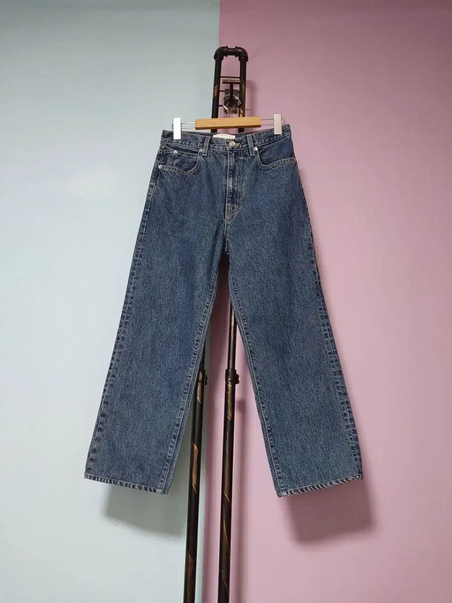 品 シルバーレイ ワイド デニム ズボン 27