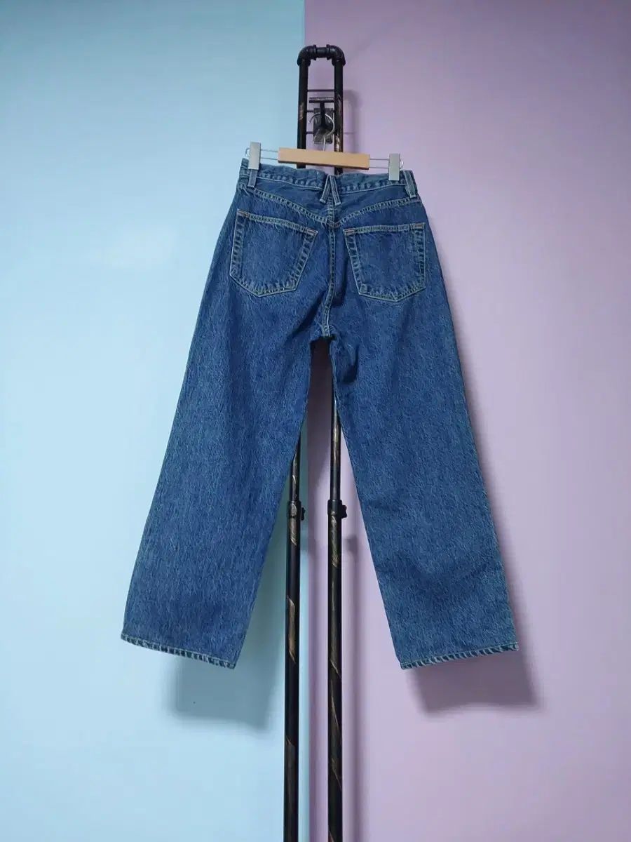 品 シルバーレイ ワイド デニム ズボン 27