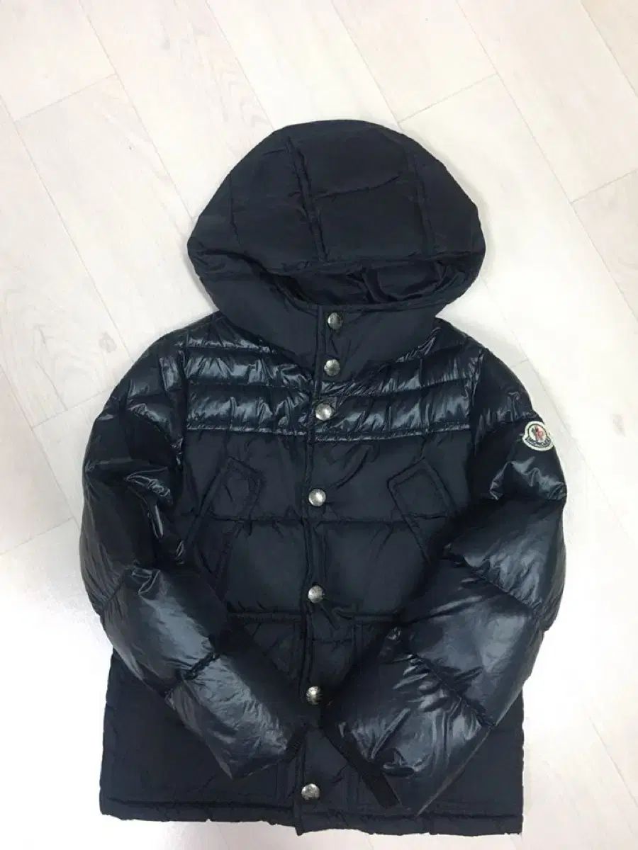 MONCLER モンクレール キッズ アウター ブラック グースダウン フーディーダウンジャケット 4 A セット