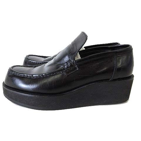 [超美品]Y’sローファーYOHJI WAMAMOTO ワイズ Y's ヨウジヤマモト YOHJI YAMAMOTO スリッポン ローファー