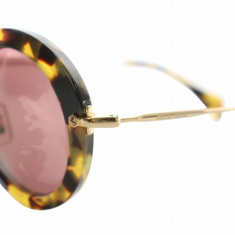 ミュウミュウ miumiu 眼鏡 サングラス メタルフレーム カラーレンズ