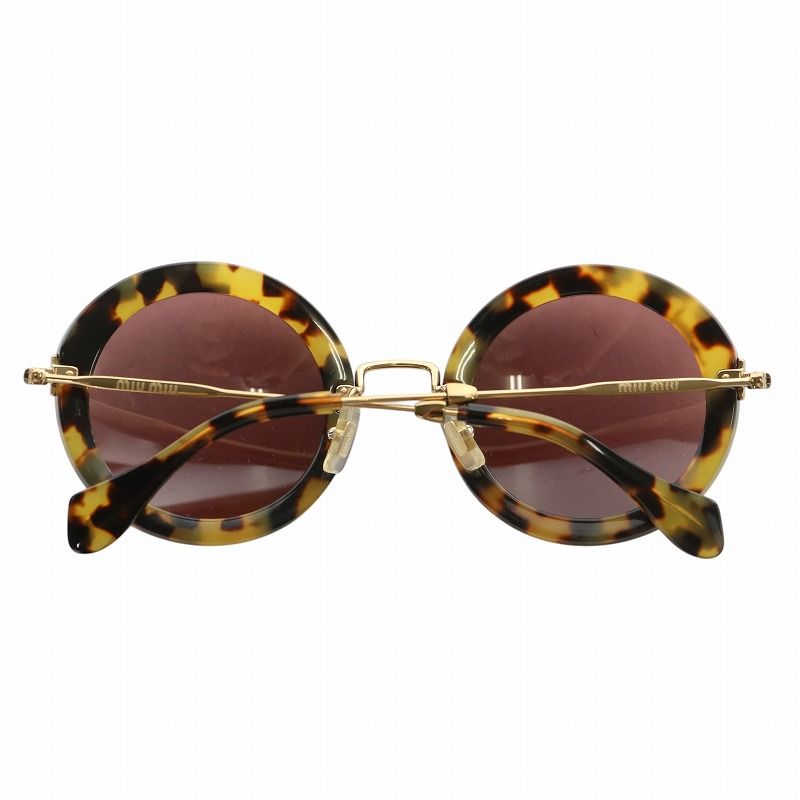 ミュウミュウ miumiu 眼鏡 サングラス メタルフレーム カラーレンズ