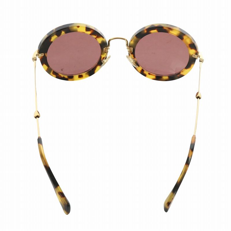 ミュウミュウ miumiu 眼鏡 サングラス メタルフレーム カラーレンズ