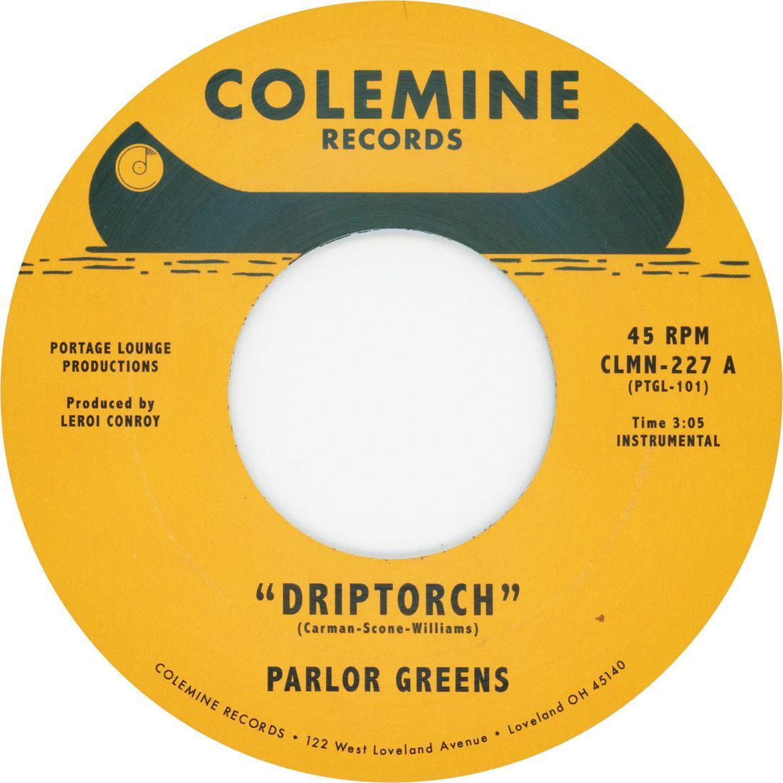 Parlor Greens Driptorch / 200 Dollar Blues Colemine US CLMN-227