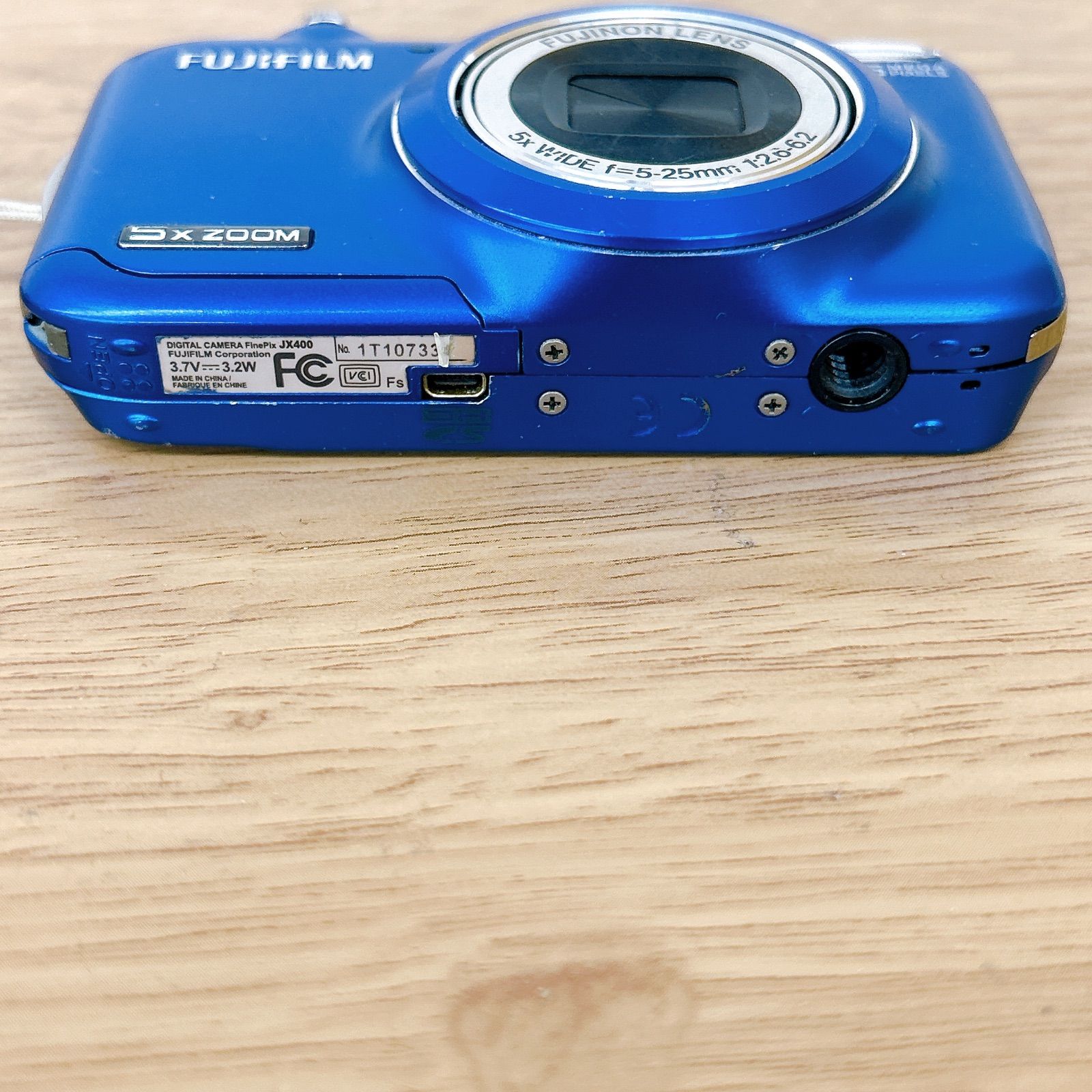☆【通電確認済】FUJIFILM FinePix JX400 ブルー【カメラ】【1
