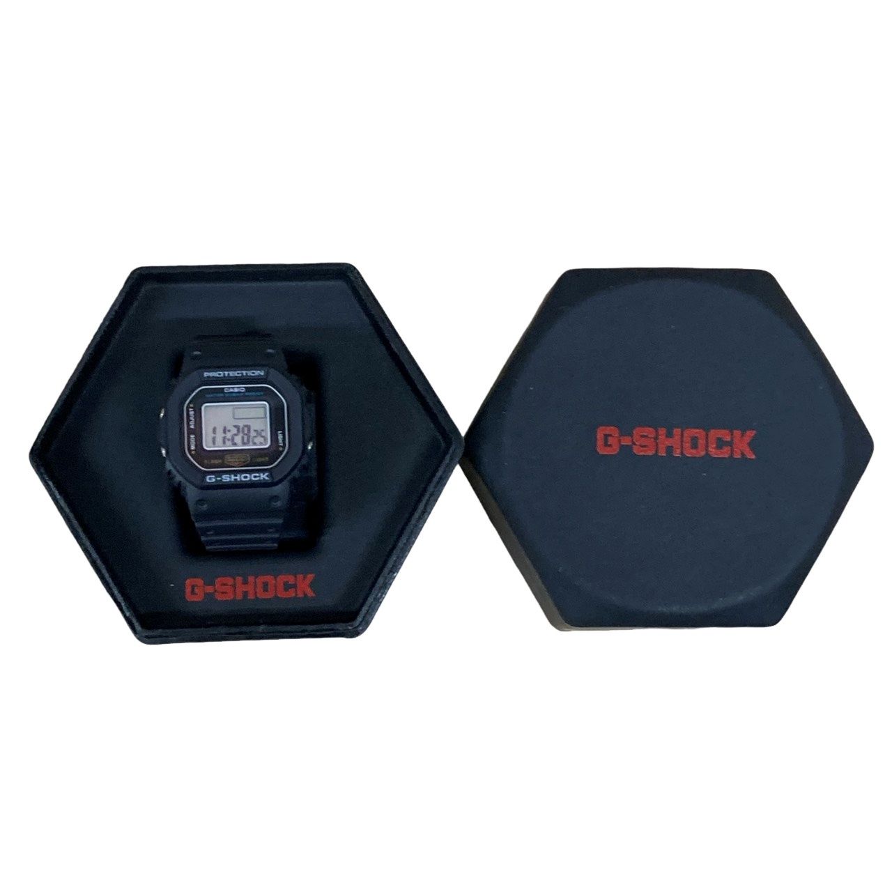 CASIO カシオ G-SHOCK nano DWN-5600-1 JR 腕時計メンズ クオーツ ブラック文字盤