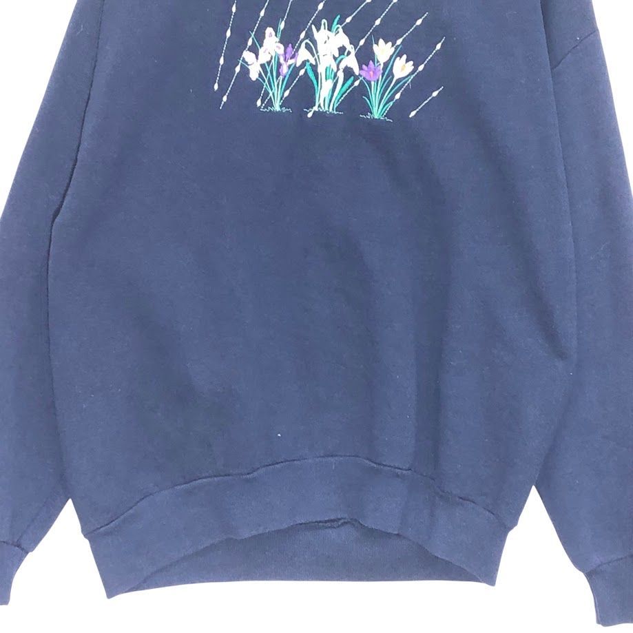 top stitch By MORNING SUN スウェット トレーナー フロント刺繍 USA製