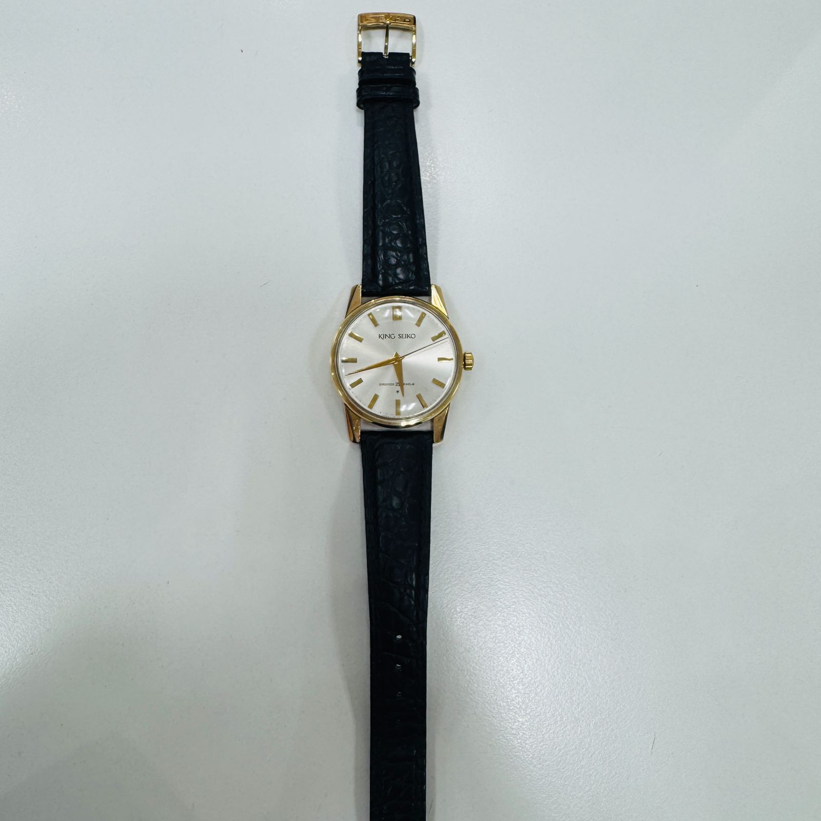 A 稼働品 KING SEIKO キングセイコー 手巻き式 腕時計 ファーストモデル アンティーク