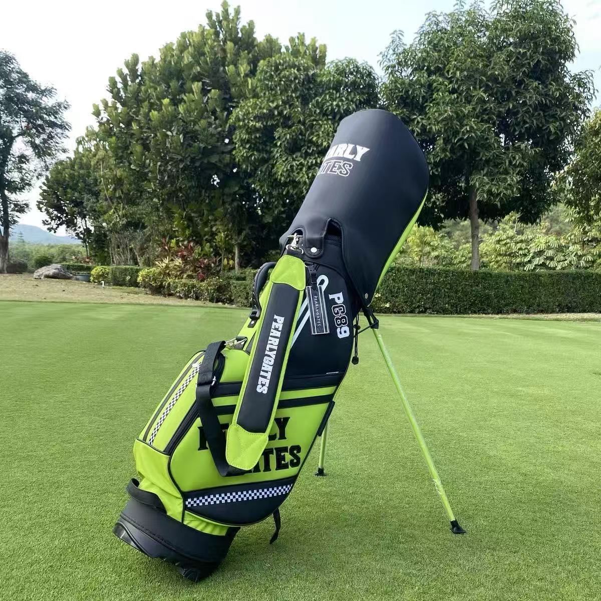 PEARLY GATES 89 ゴルフスタンドバッグ 男女兼用 超軽量 防水耐磨耗