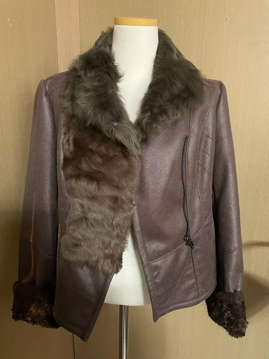 オリビアローレン ファー ムートンジャケット