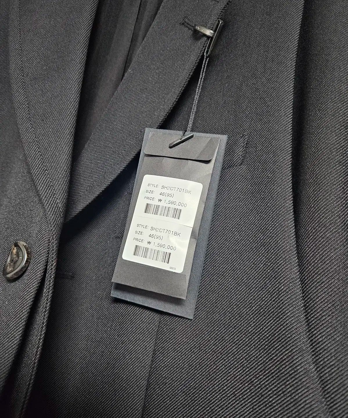 SONGZIO HOMME ソンジオ オム メタ クン KUN コート ブラック SH2CT701BK 46サイズ WWW_SMP1DAWEKUDUS_SCH_ID