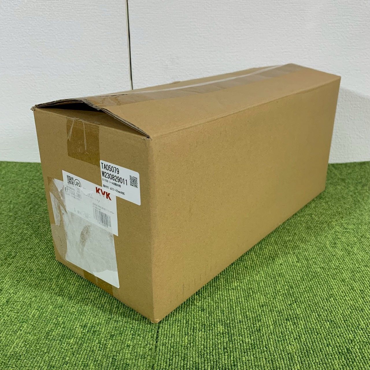 開封品 KVK ケーブイケー 自動水栓 立水栓 トール E1700L3MI 100V D2509