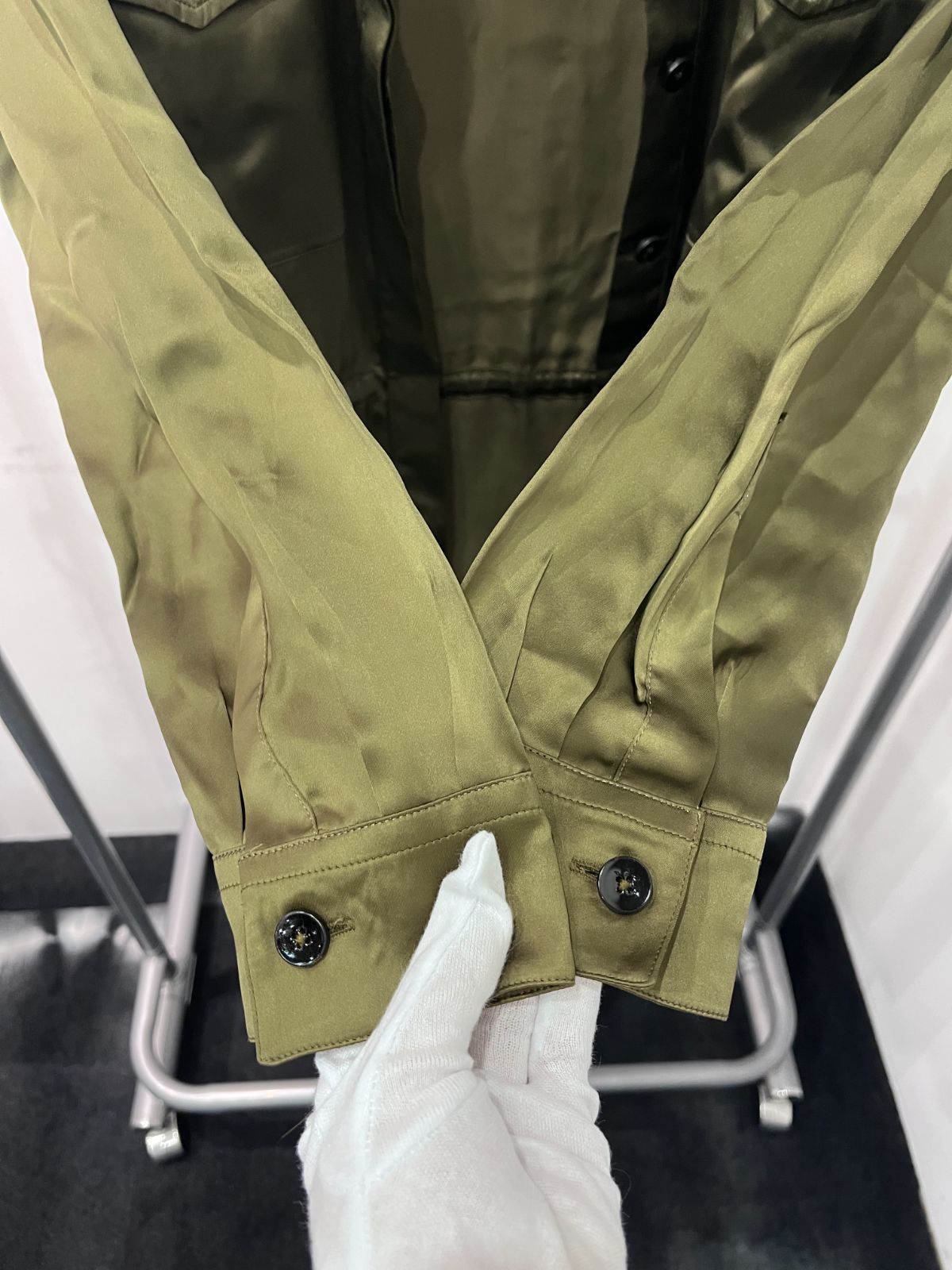  ジルサンダー サテン ワンピース 32 ロングワンピース ワンピース