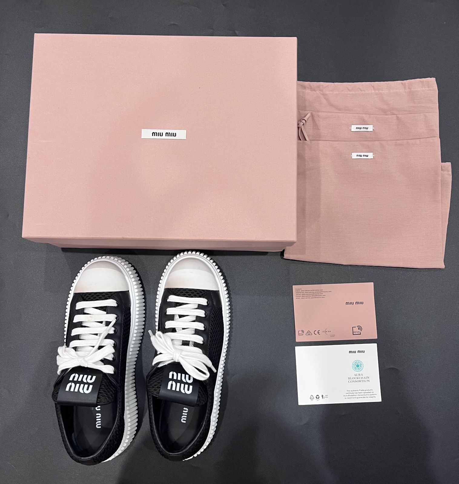 miu 厚底スニーカー 36 1 2 スニーカー