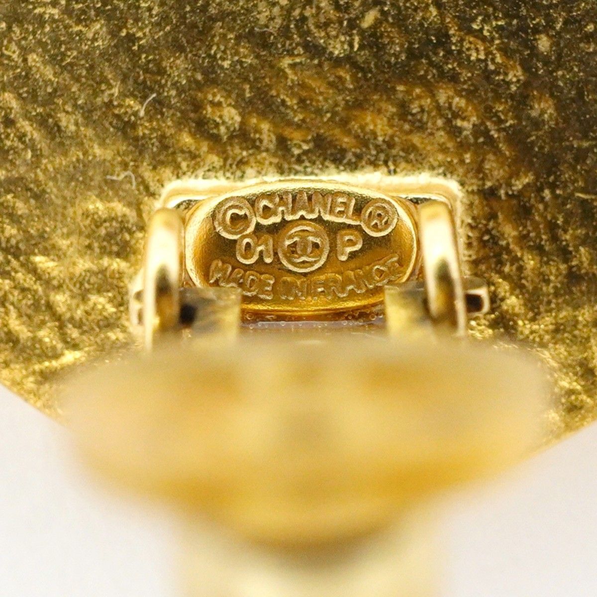 5job0055】シャネル イヤリング ココマーク 丸型 サークル GPメッキ  