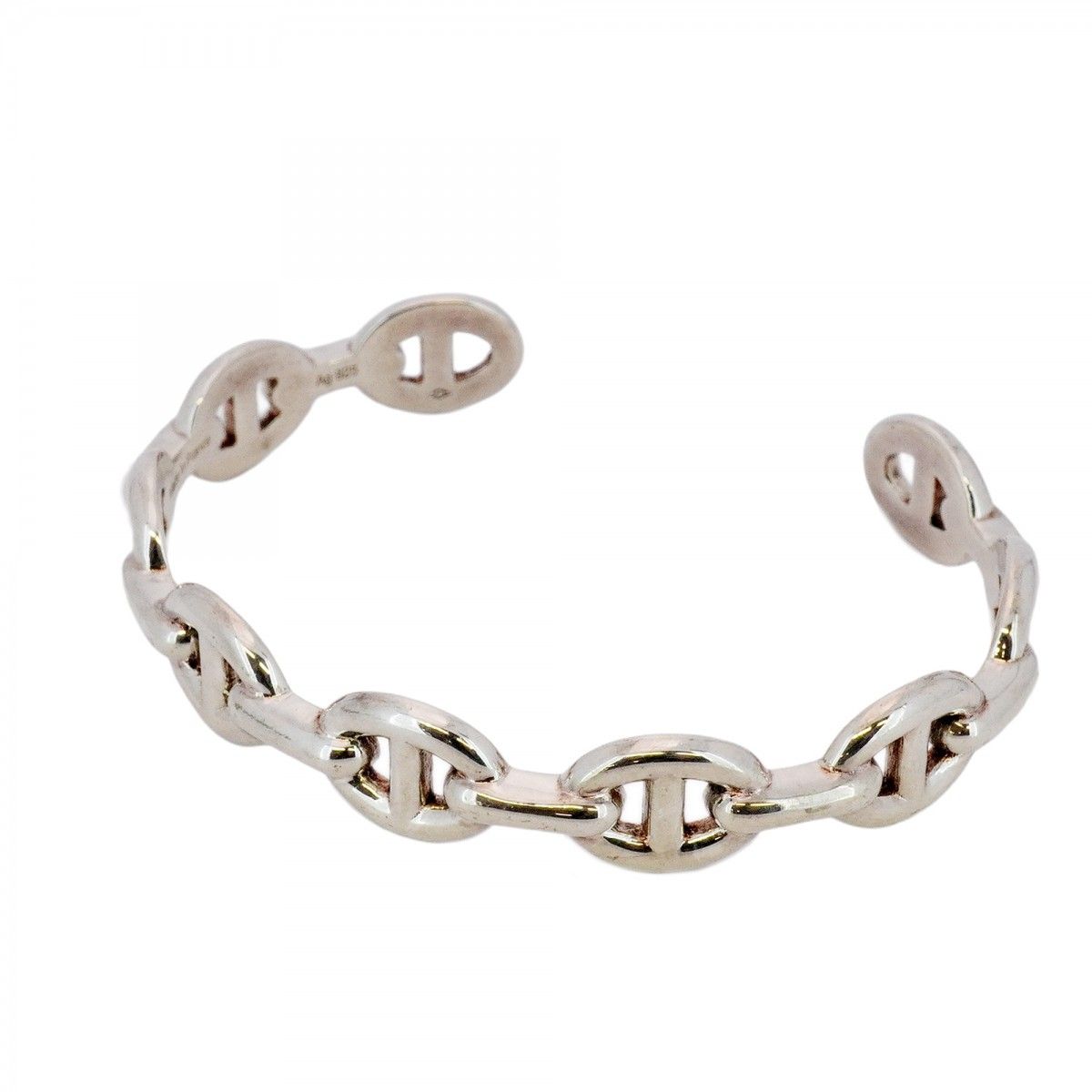 5job0048 エルメス バングル アンシェネ シェーヌダンクル シルバー925 メンズ レディース ユニセックス