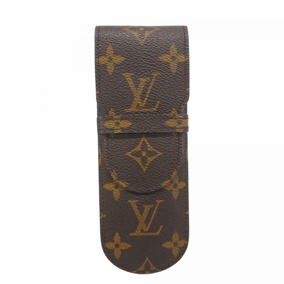 5oc1675 ルイヴィトン ペンケース モノグラム エテュイスティロ M62990 ブラウン メンズ レディース ユニセックス