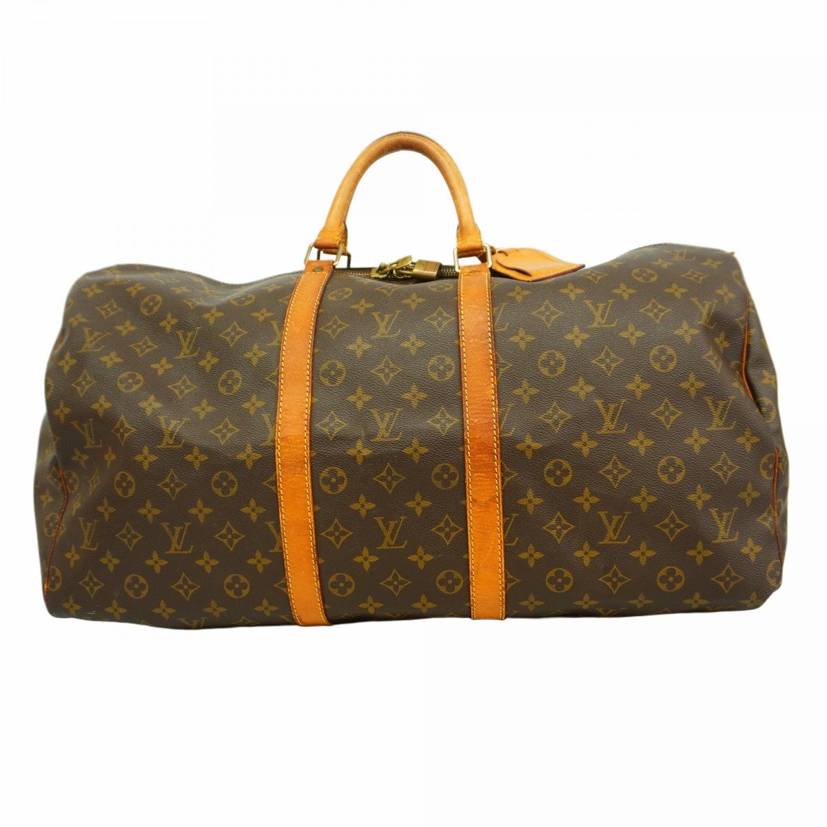 5 oc 2138 ルイヴィトン ボストンバッグ モノグラム キーポル55 M 41424 ブラウン メンズ レディース ユニセックス