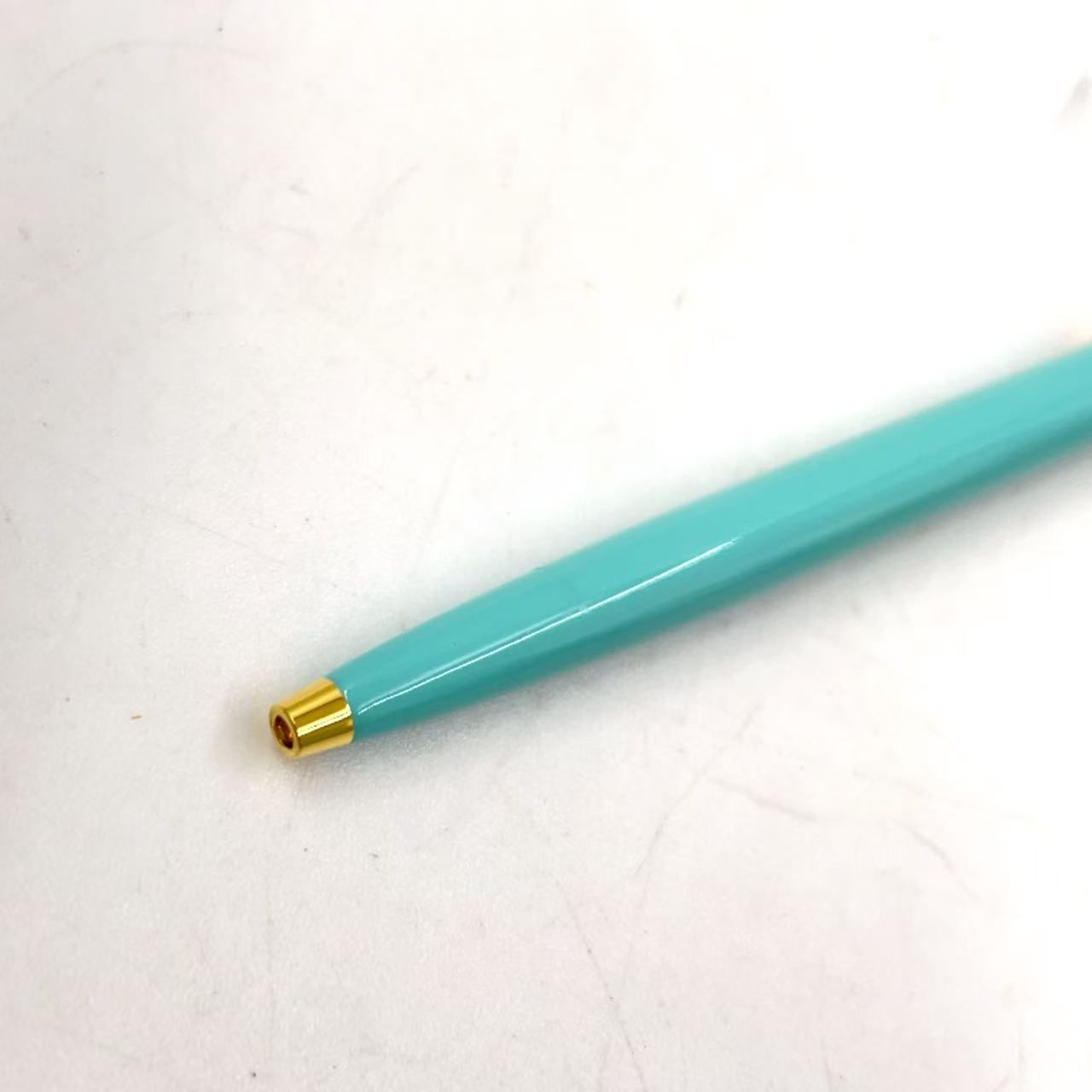 TIFFANY & Co. ボールペン GP ブルー ゴールド - メルカリ