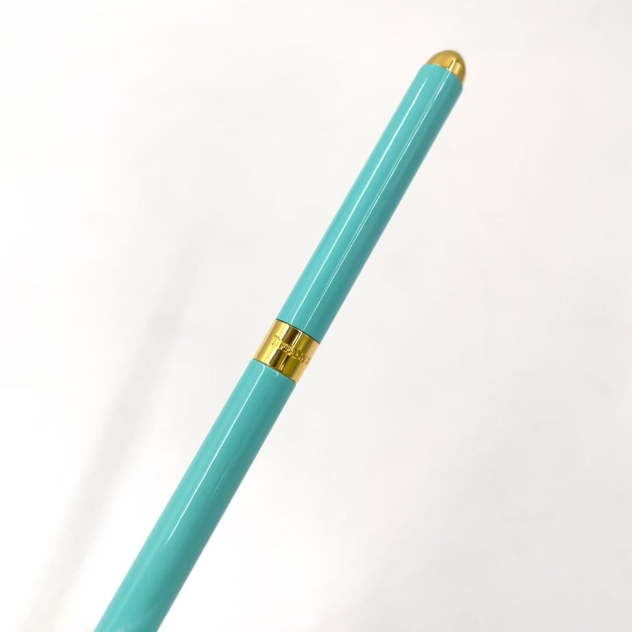 TIFFANY & Co. ボールペン GP ブルー ゴールド - メルカリ