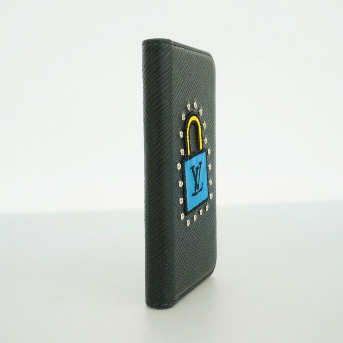 5 oc 2141 ルイヴィトン スマホケースiPhoneX XS エピ フォリオ M 63724 ノワール メンズ レディース ユニセックス