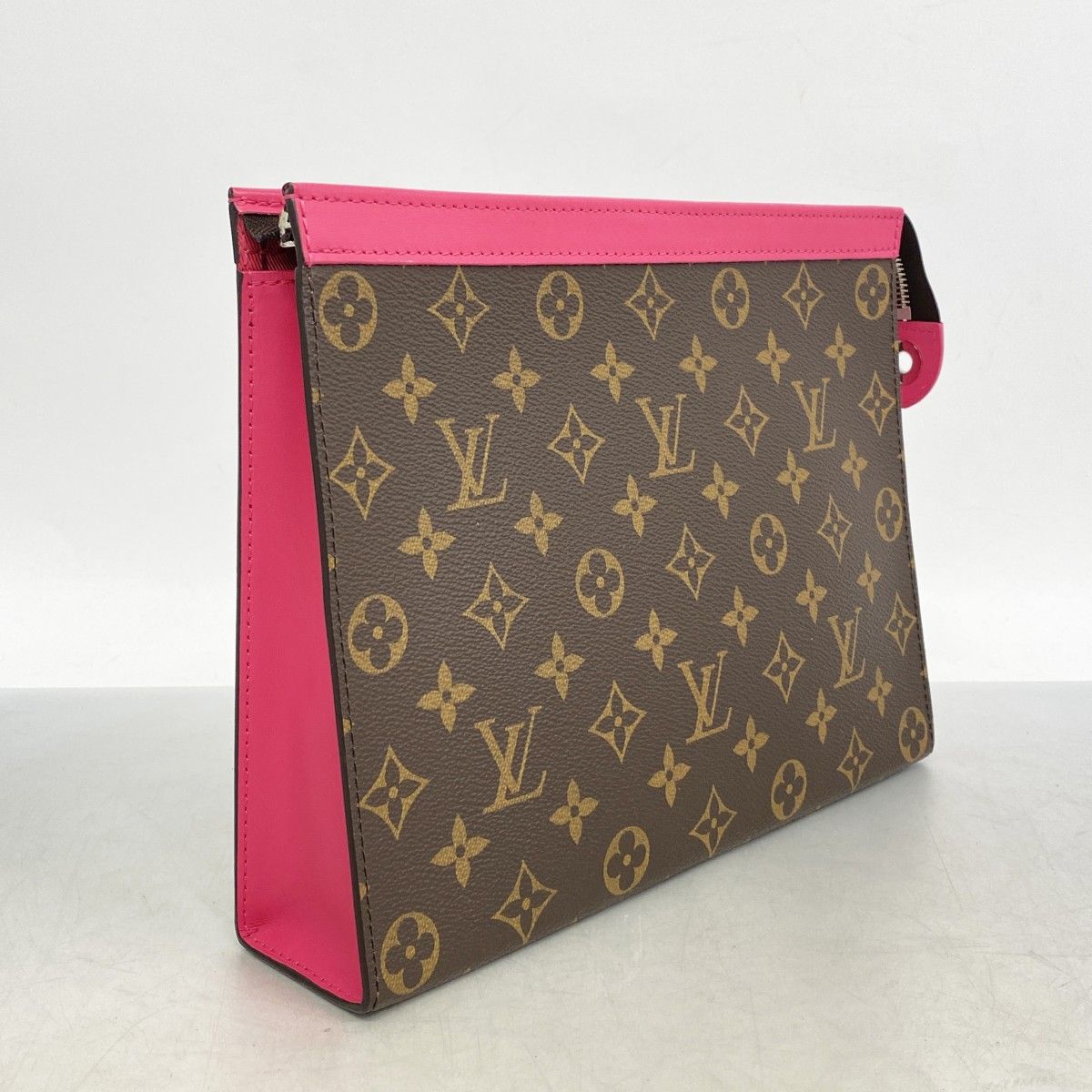 5oc2266-h ルイヴィトン クラッチバッグ モノグラム マカサー ポシェットヴォワヤージュMM M12818 ポンディシェリピンク