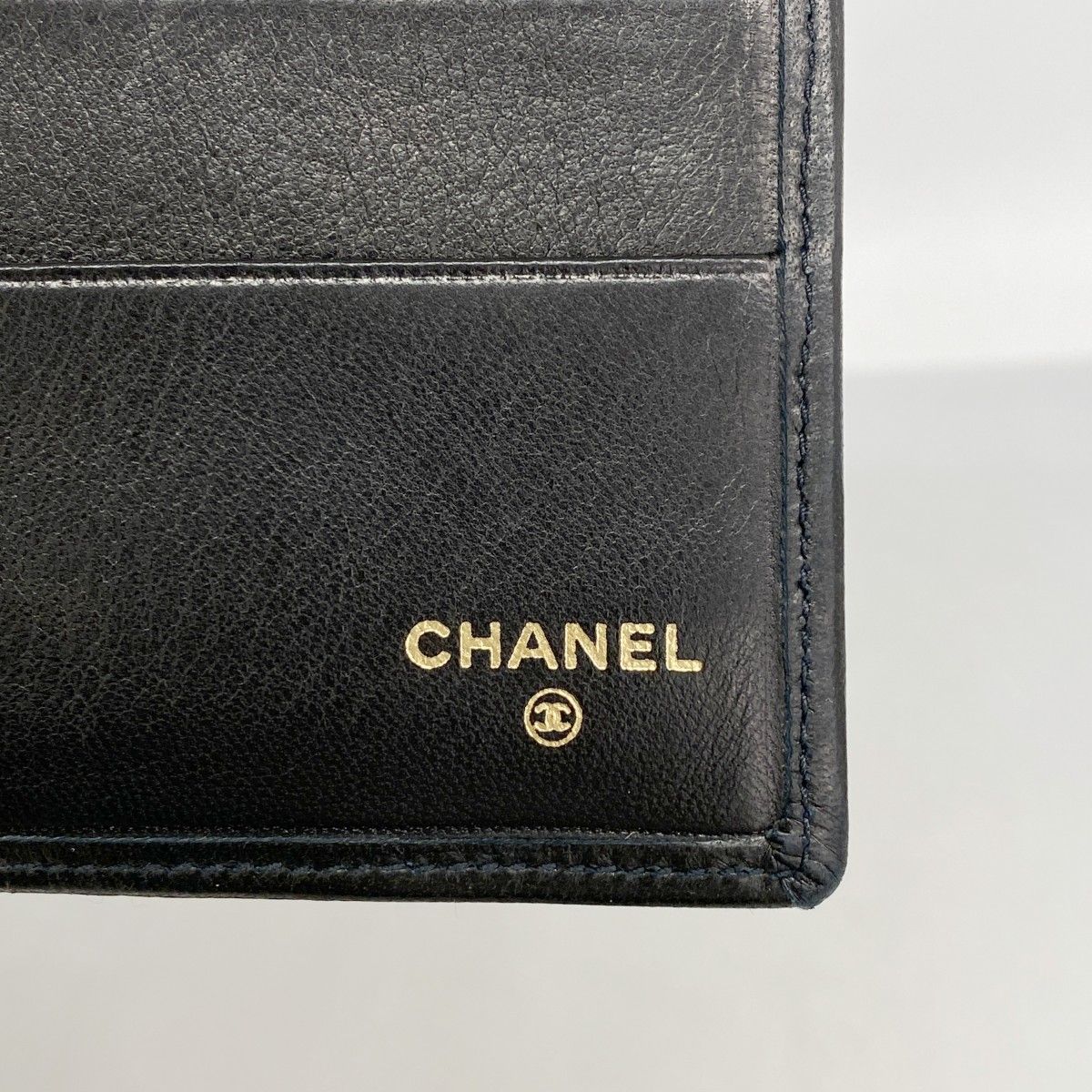 CHANEL シャネル ラムスキン ビコローレ がま口 長財布 黒A1005 CHANEL シャネル ラムスキン ビコローレ がま口 長財布 黒A1005 CHANEL