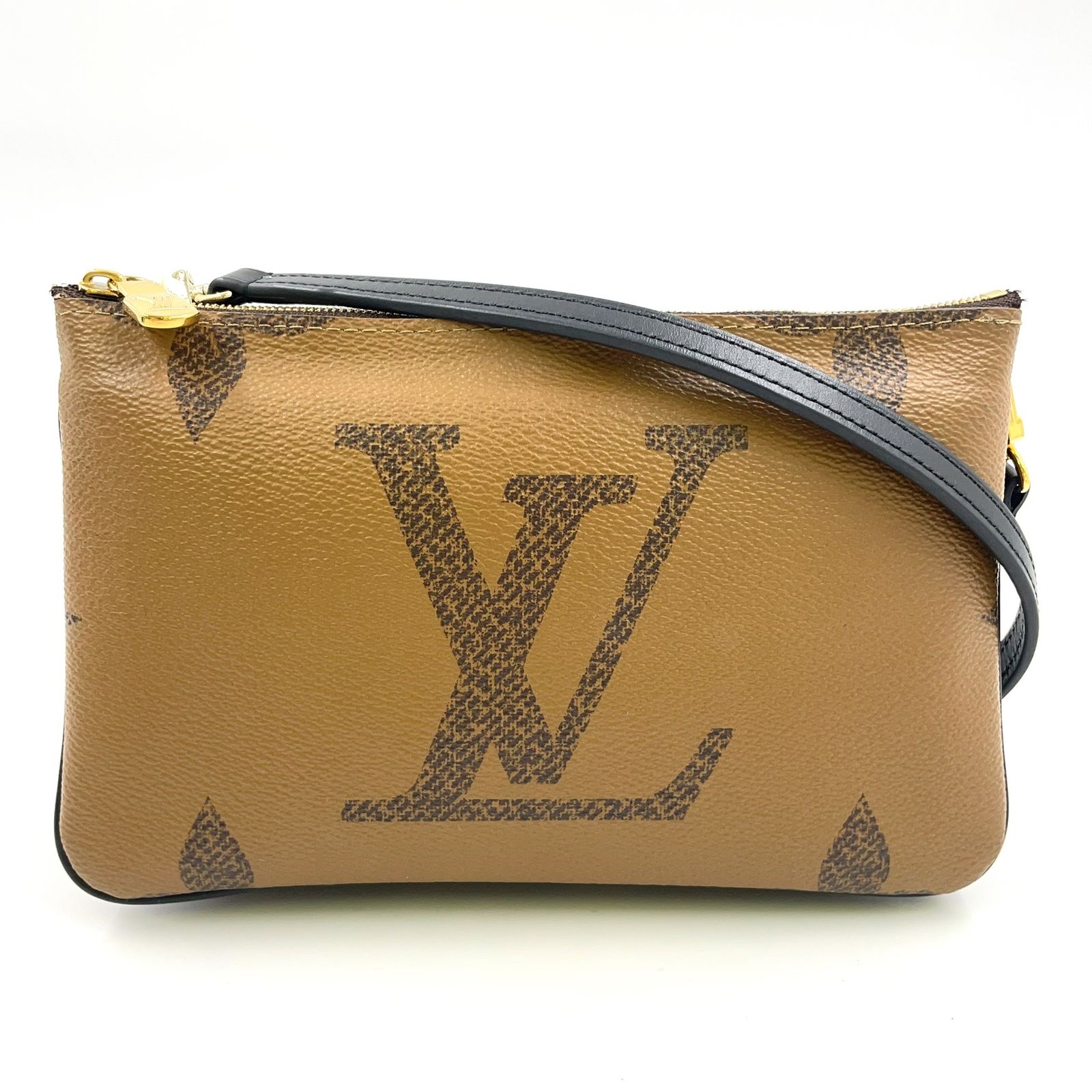 LOUIS VUITTON ポシェット ドゥーブル ジップ モノグラムジャイアント