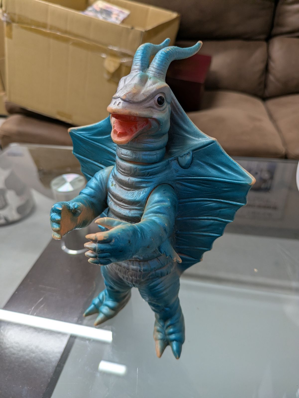 ソフビ ブルマァク キングマイマイ 円谷プロ 約24cm ウルトラマン怪獣 物昭和レトロ玩具ヴィンテージ