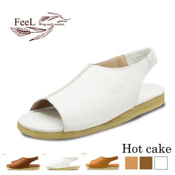 本革レディースサンダル FE 05 FeeL Hot cake ホットケーキ