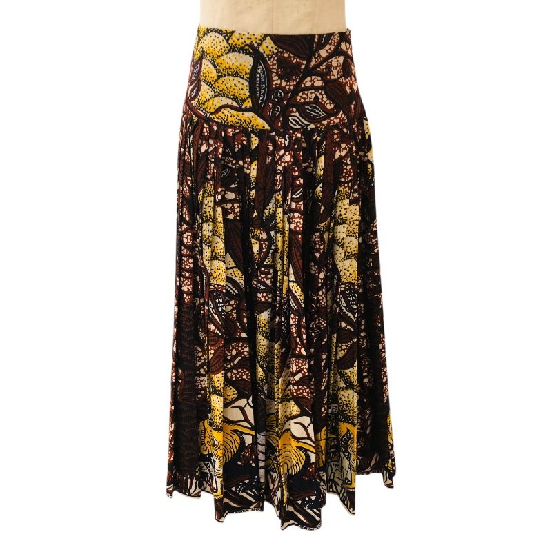 クリスチャン ディオール Christian Dior 総柄ロングスカート 011J50A3866 コットン レディース ロングスカート