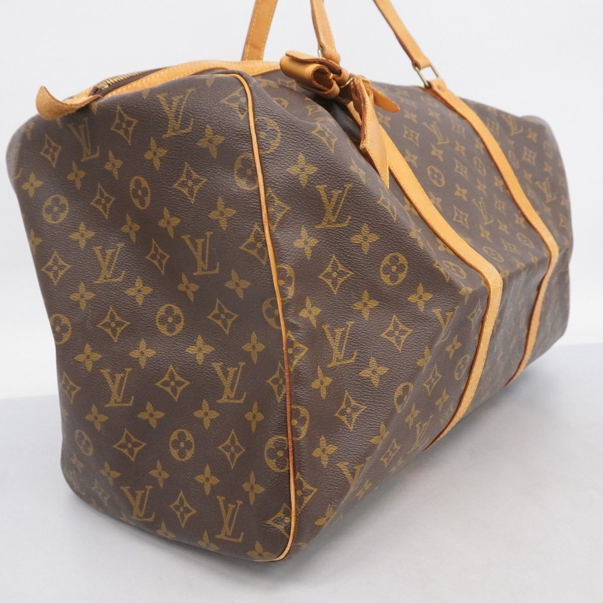 5oc2597 ルイヴィトン ボストンバッグ モノグラム サックスプール55 M41622 ブラウン メンズ レディース ユニセックス
