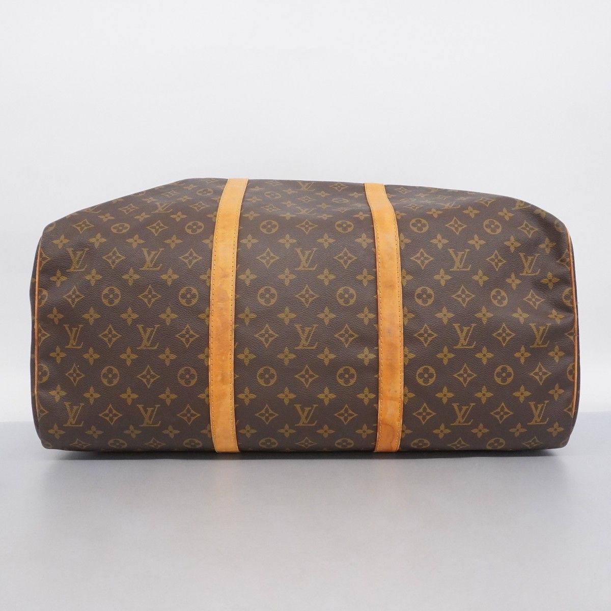 5oc2597】ルイヴィトン ボストンバッグ モノグラム サックスプール55