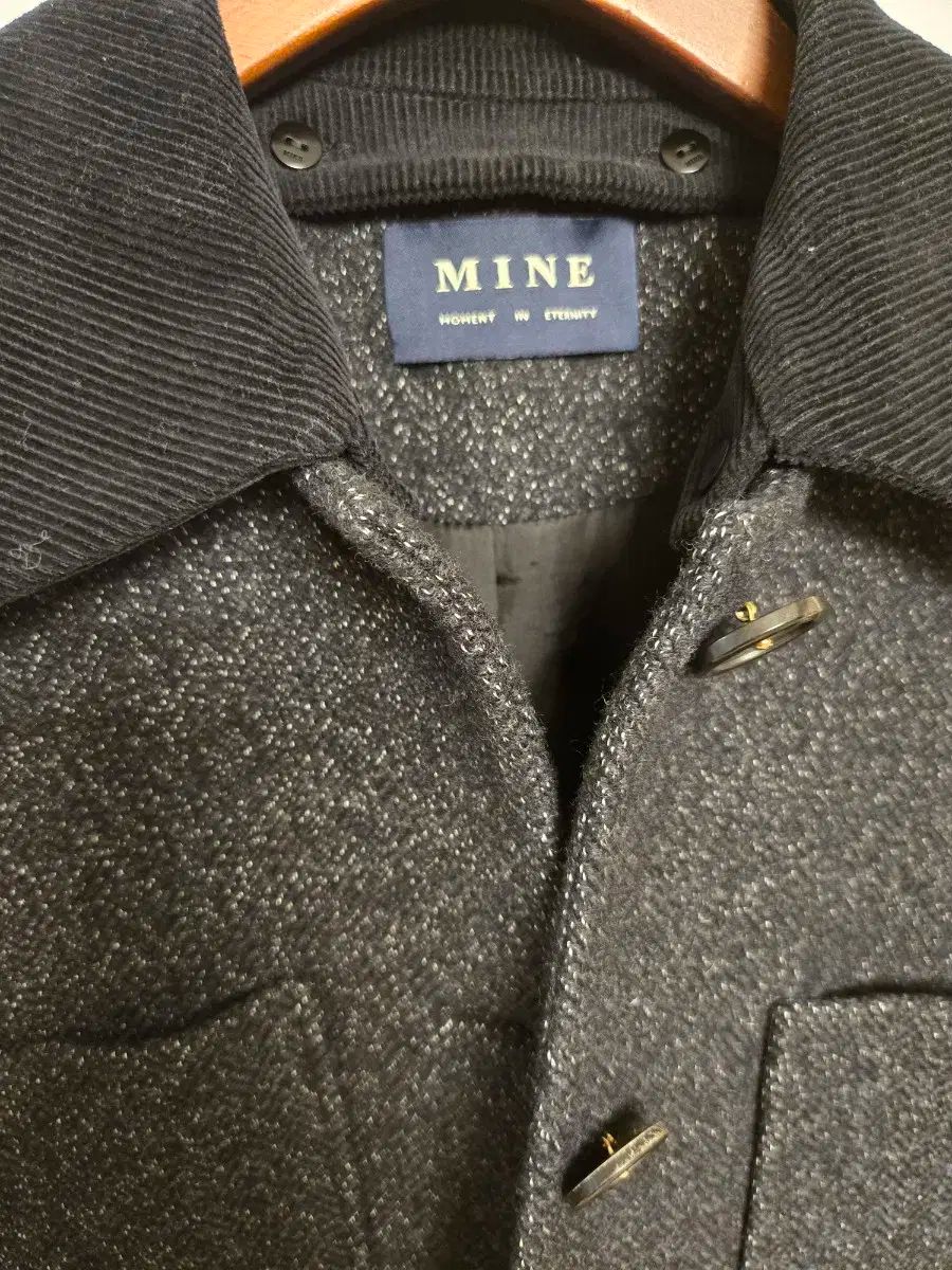 ハンサム 24fw マイン ウール カラ ツイードジャケット 105万