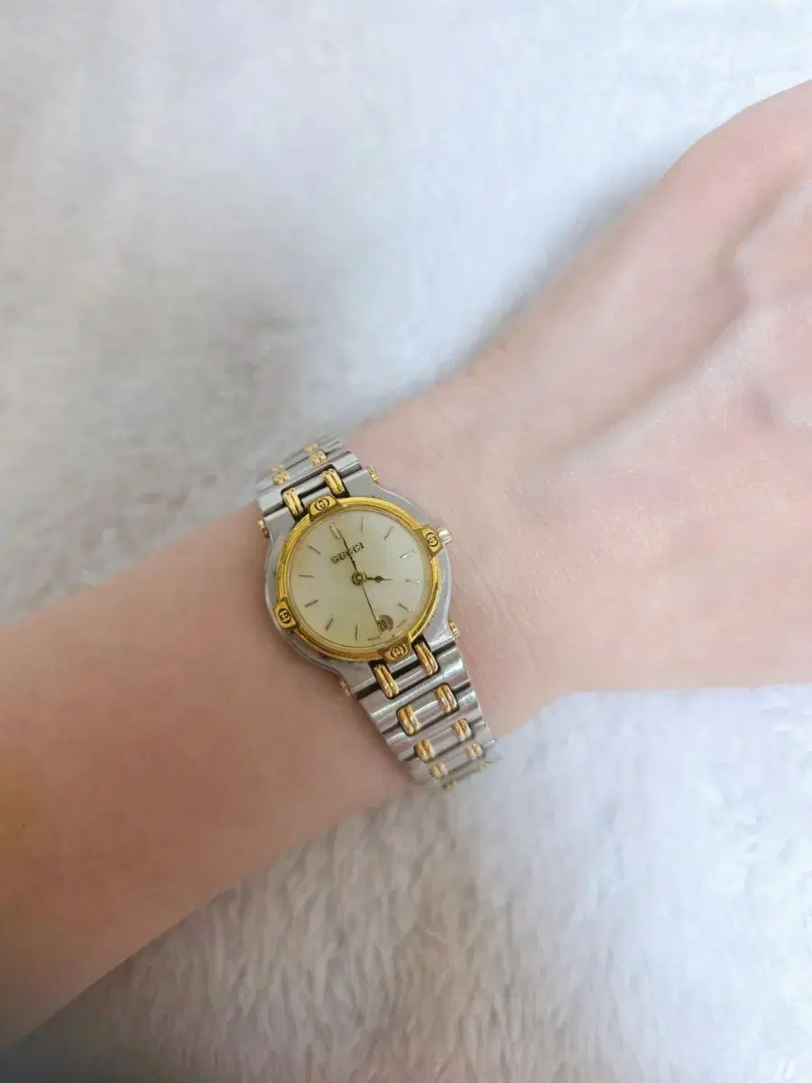 グッチ 9000L GOLD コンビ レディース ラグジュアリー ブランド時計