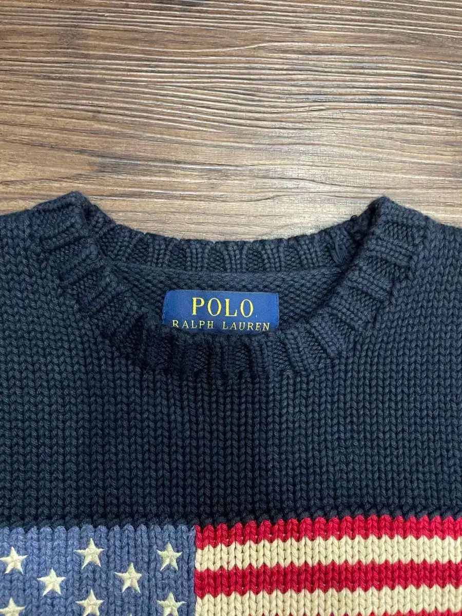  レディース44 ポロラルフローレン レディース 星条旗 ニット セーター 長袖 ニット セーター