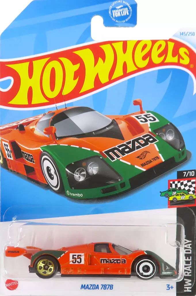 Hot Wheels Mazda 55 オレンジ/グリーン Hot Wheels Mazda 787B. 55. Orange-green - Etsy