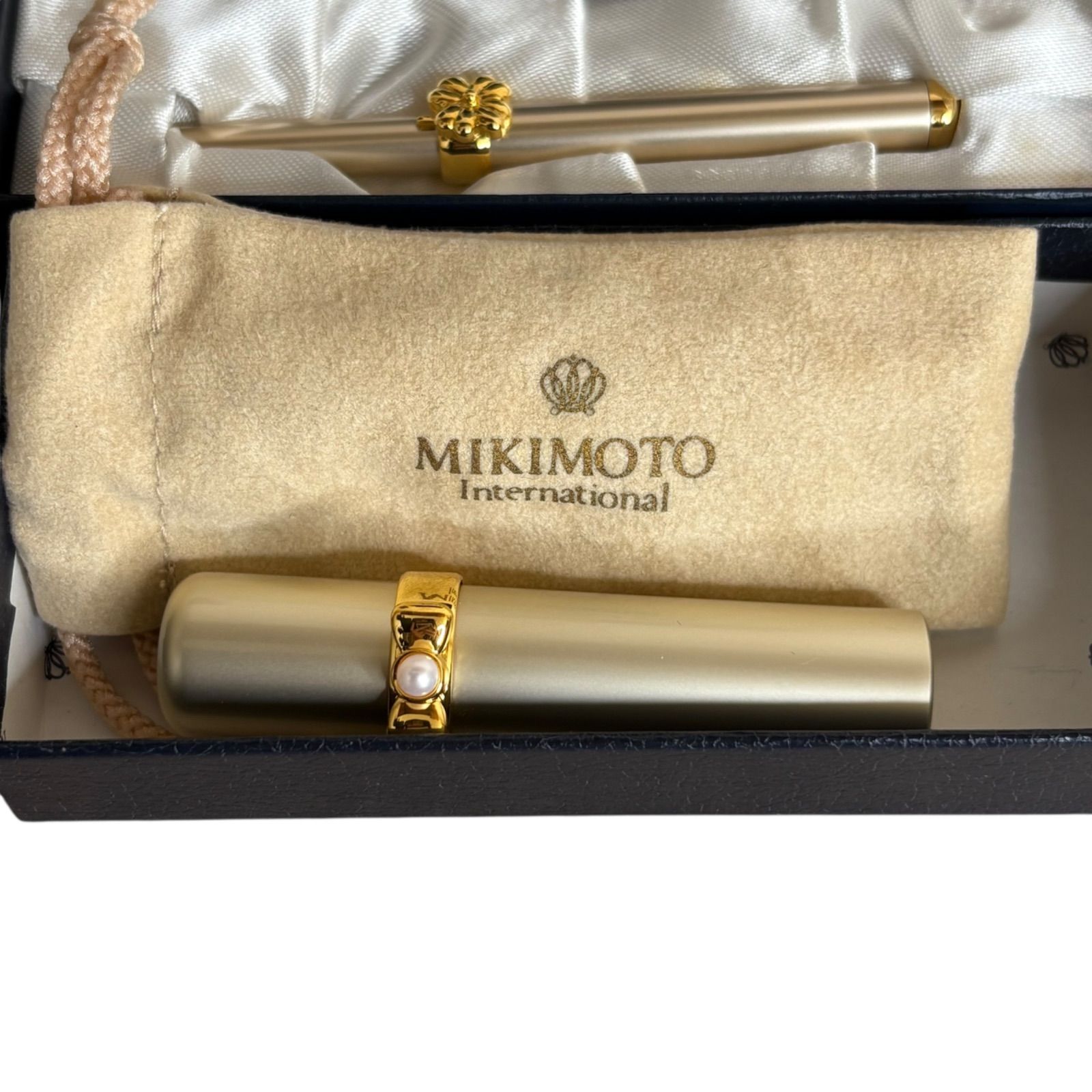 ミキモトペンダントウォッチ リップブラシ＆ミラー