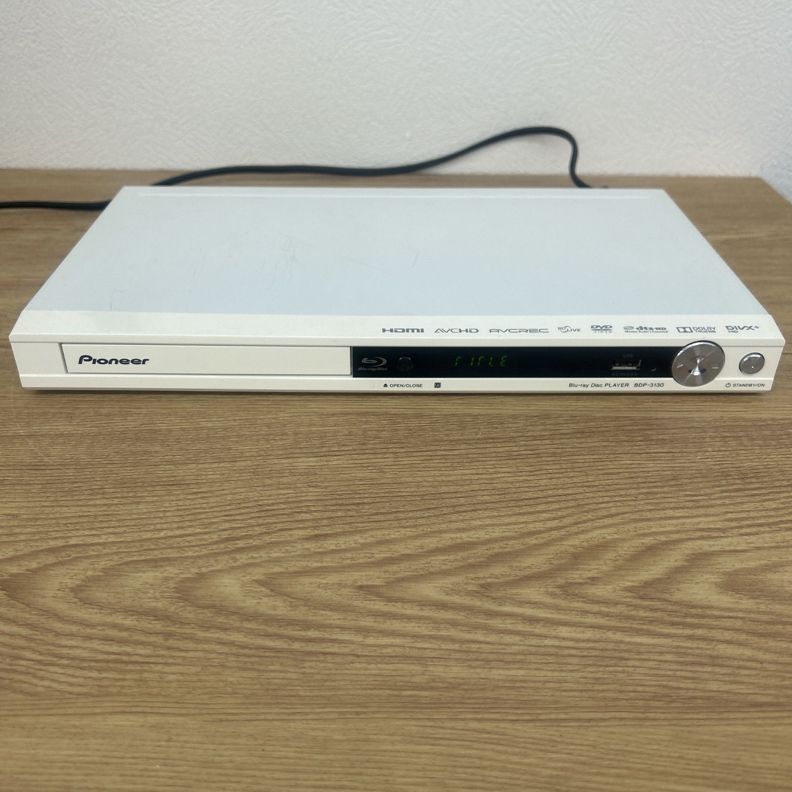 通電確認済】パイオニア ブルーレイDVDプレーヤー BDP-3130【電化製品