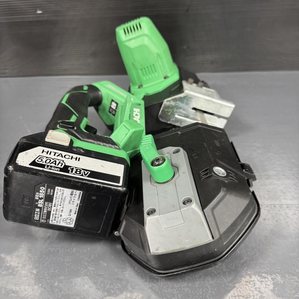  HITACHI CB 18 DBL S V充電式バンドソー V 5.0 Ah 付 202 バンドソー 切断工具 切断機
