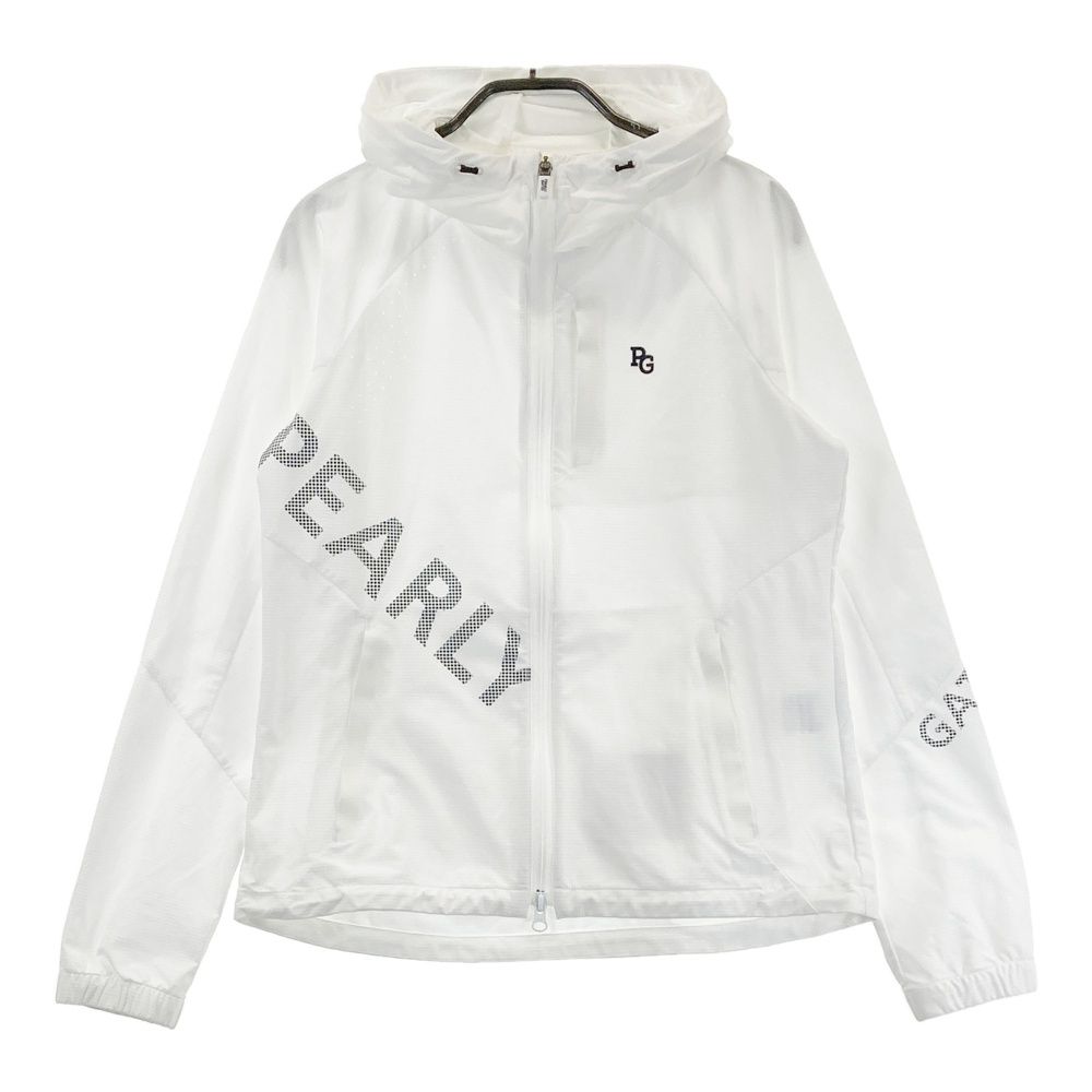 サイズ 1 PEARLY GATES パーリーゲイツ モデル フード付 ジップジャケット ホワイト系 240101517441 ゴルフウェア レディース ストスト