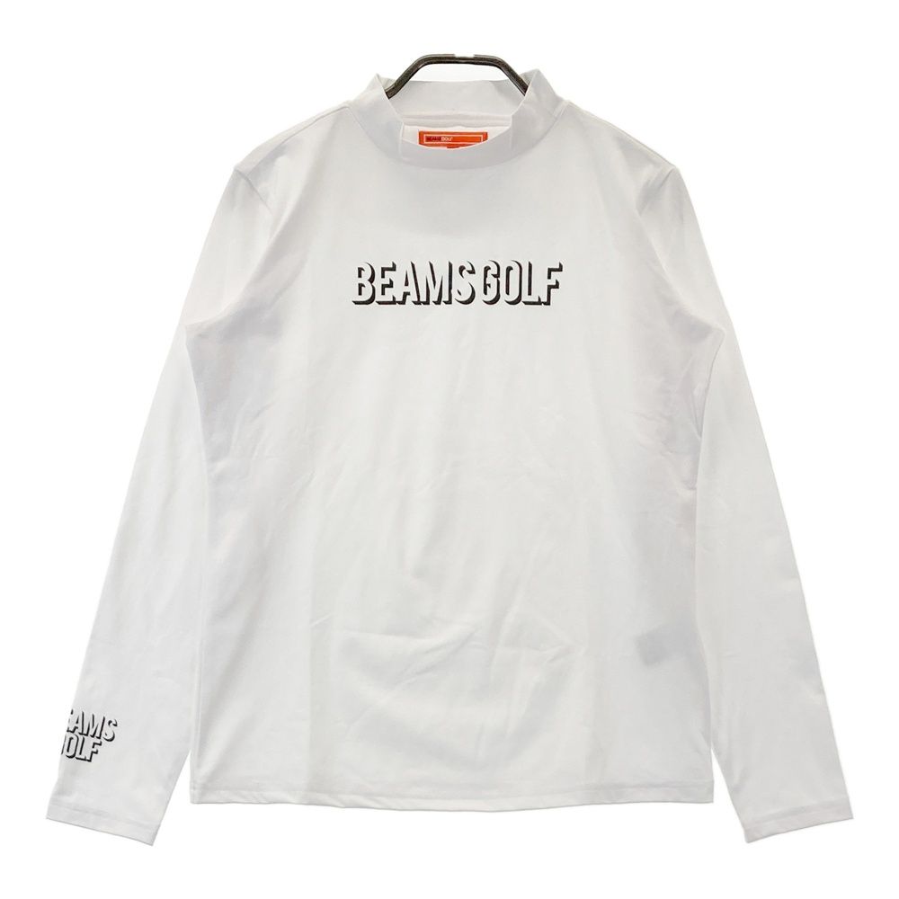 サイズ：M BEAMS GOLF ビームスゴルフ ハイネック 長袖Tシャツ