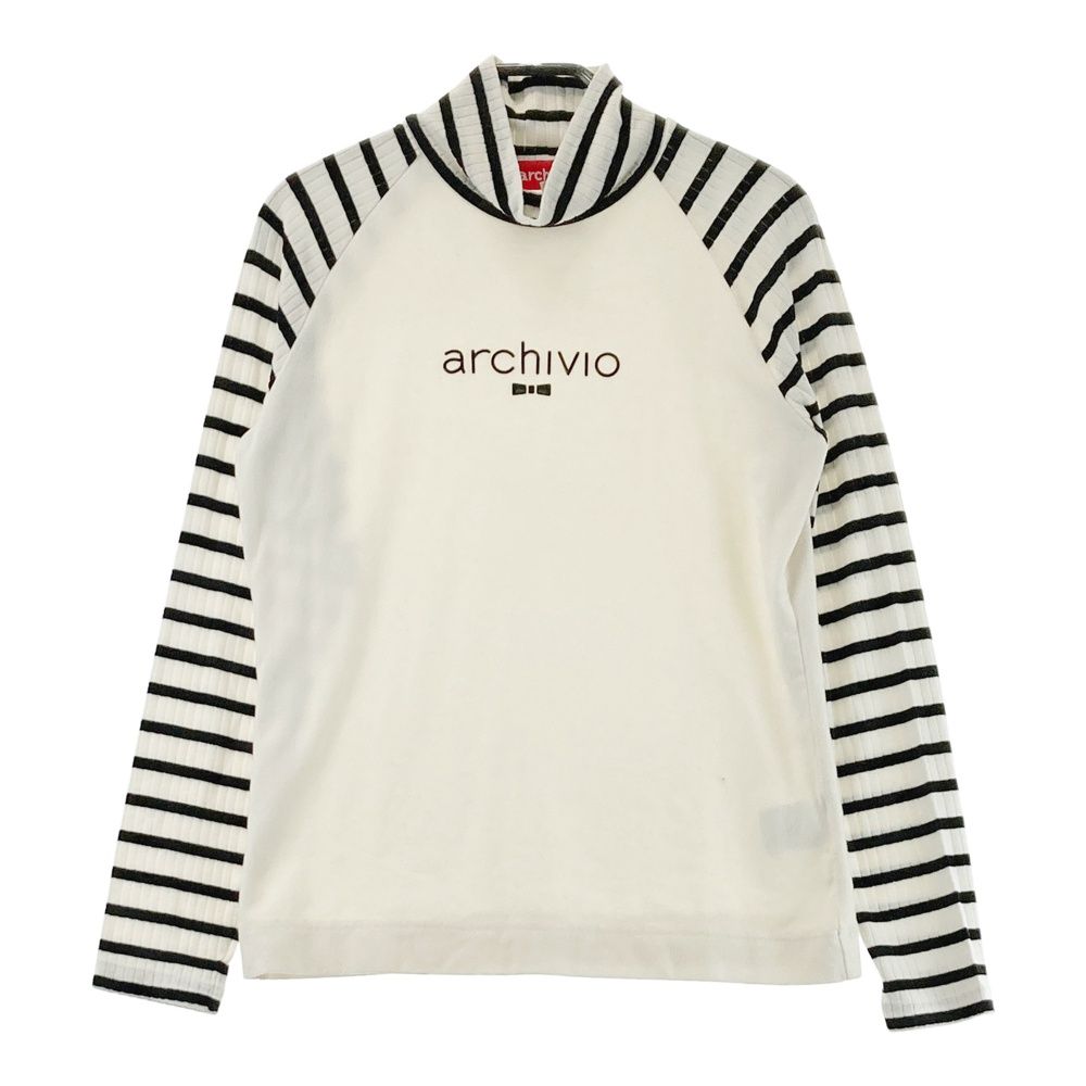 サイズ：38 ARCHIVIO アルチビオ ハイネック 起毛 長袖Tシャツ