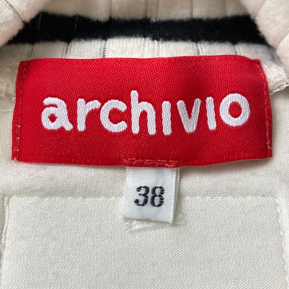 サイズ：38 ARCHIVIO アルチビオ ハイネック 起毛 長袖Tシャツ