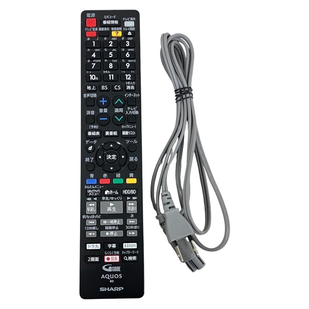 SHARP シャープ AQUOS アクオス ブルーレイレコーダー 2B-C10BT1 1TB 2019年製 トリプルチューナー ドラ丸機能搭載 K10617605