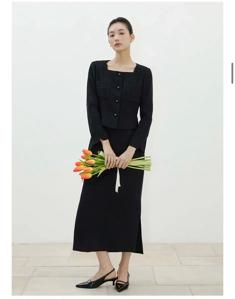 イッミシャ ペプラム セットアップ ジャケット